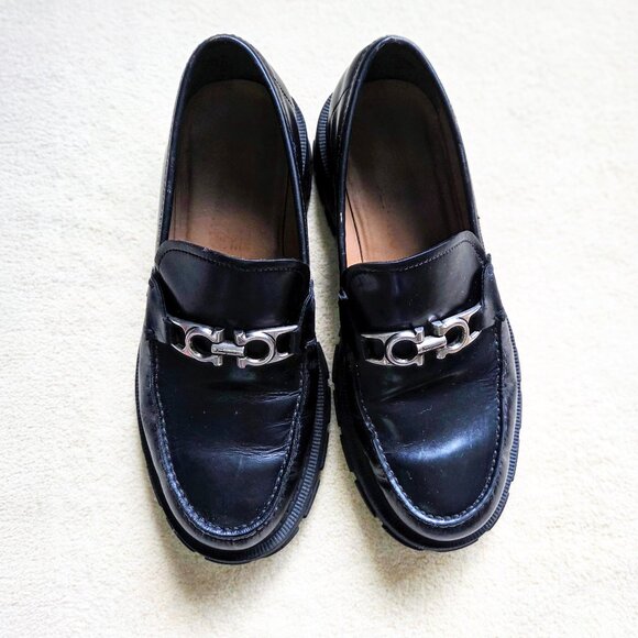 Salvatore Ferragamo – Pasquale Men’s Loafer – Size US  7.5 EEE - Black main image 11